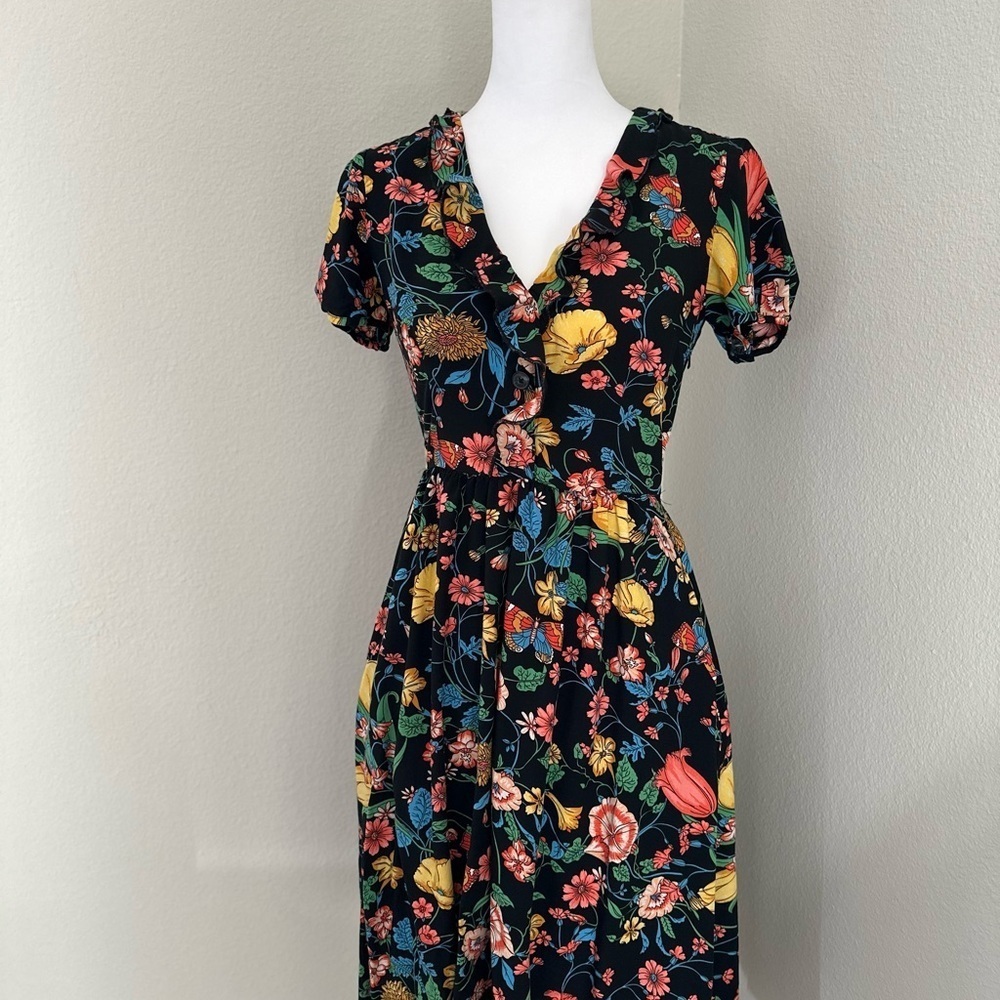 Maeve by Anthropologie Bloedel Floral Dress - Picture 2 of 9